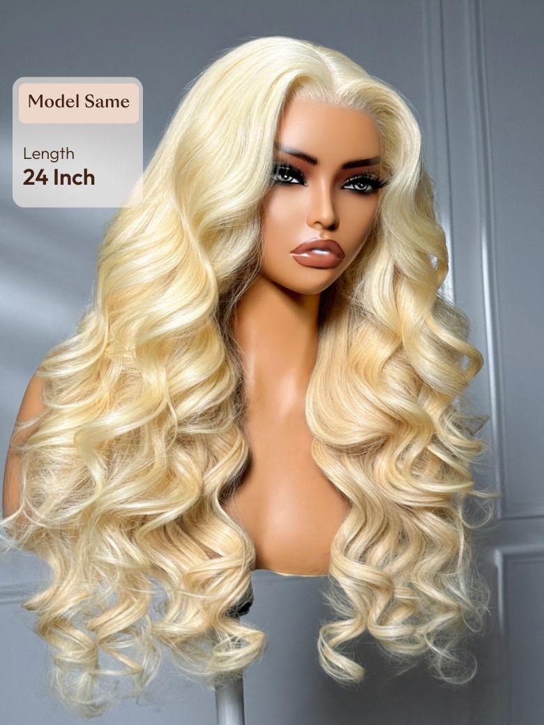 UNice Hair Full Lace Body Wave Transparent Lace Human Hair Wig Preplucked with Baby Hair
