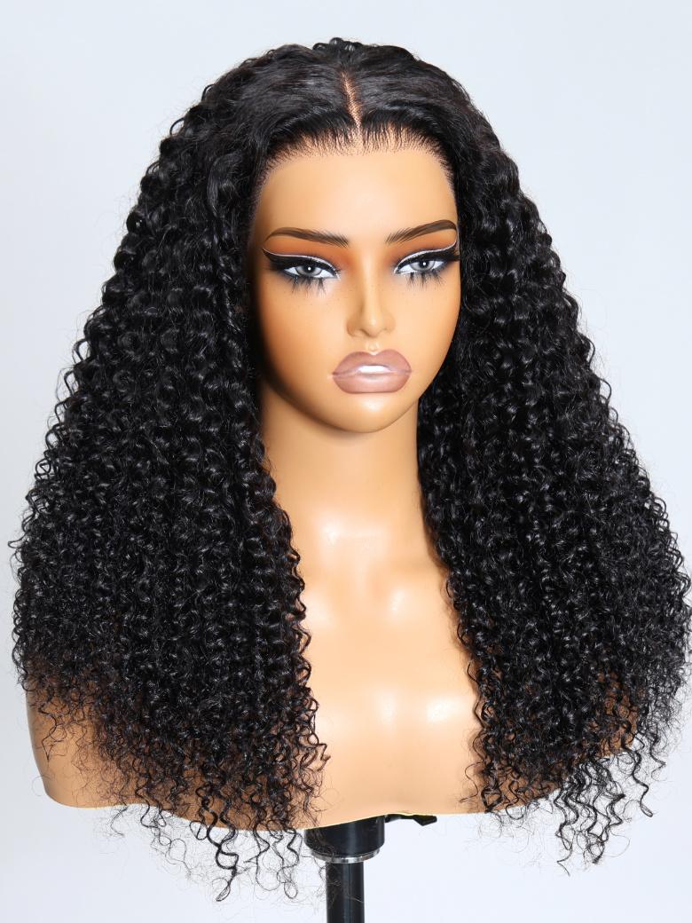 UNice 13x4 Lace Frontal Black Jerry Curly & Body Wave Pre-Everything Wig