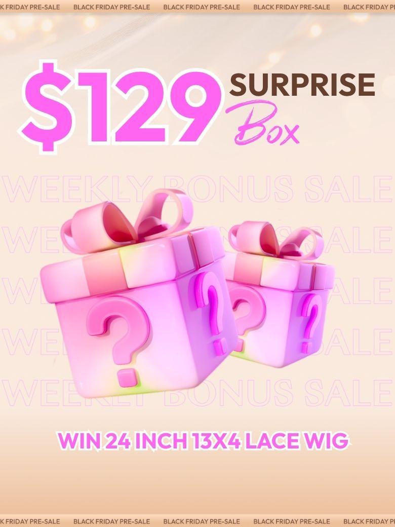 UNICE $59 Surprise Box Win 24 Inch Bye-Bye knots Wig Value $159-$219