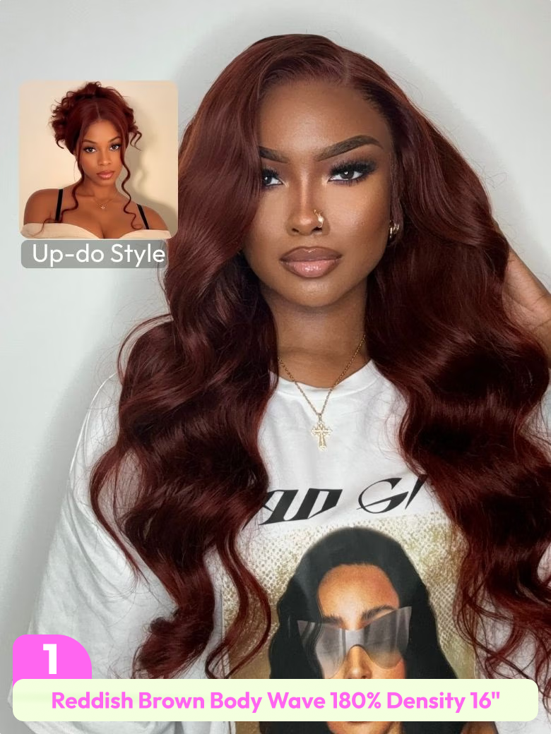 [24"=$99-$129] All 13x4 Front Large Lace 200%/ 180%/ 150% Density Spring & Summer Colored/ Natural Black Everyday Style Wigs