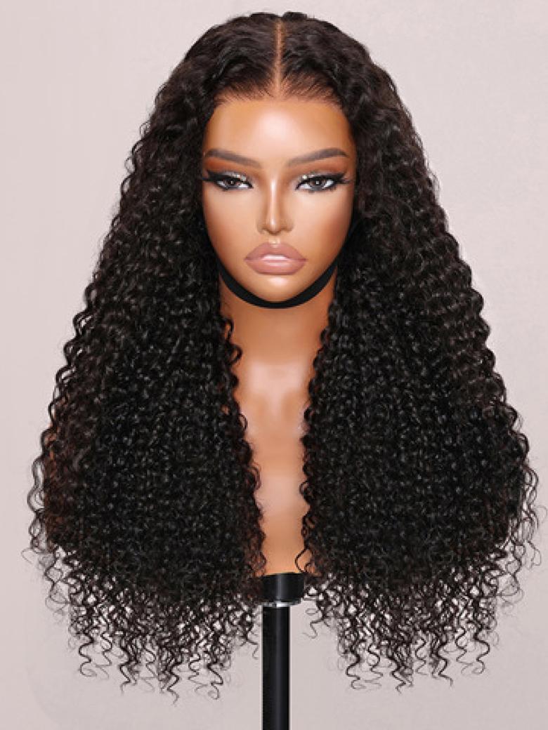 UNice 7x5 Bye-Bye Knots Wig 150% Density & 5x5 HD Lace 180% Density Jerry Curly Wig With Bleached Invisible Knots