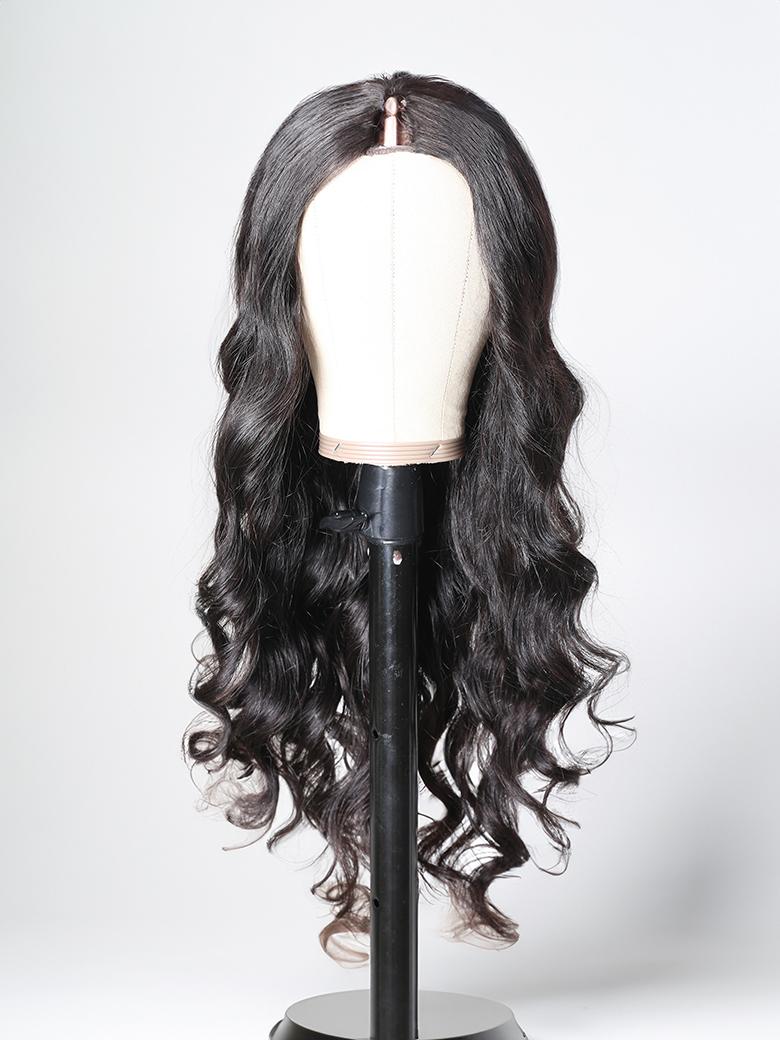 [From 18"] Beginner Friendly Body Wave No Lace No Gel No Leave Out New Put On And Go U Part Wig
