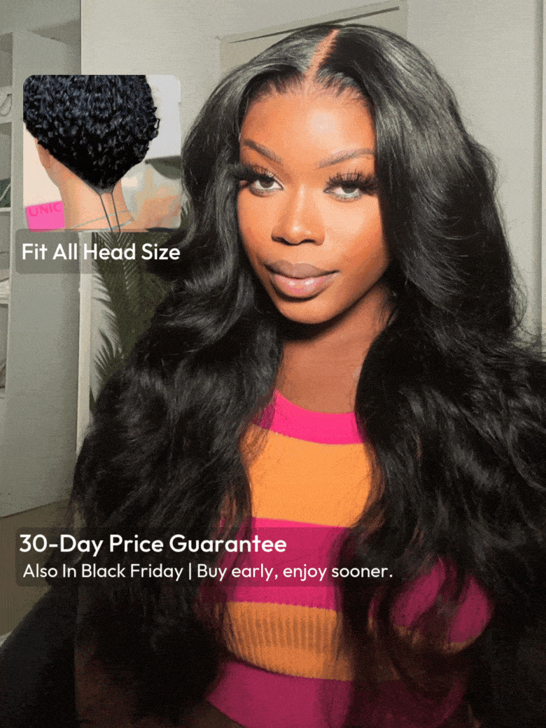 [Invisi Drawstring] UNice 13x4 Pre-Everything™ Transparent Lace & HD Lace Front Pull And Go 3D Body Wave Wig Real Ear To Ear Wig