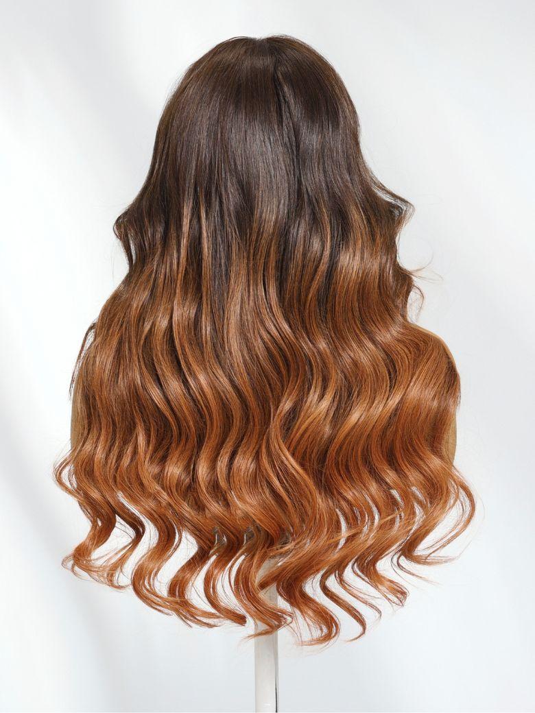 UNice 13x4 Pre-Everything™ Lace Frontal Black to Cappuccino Ombre Loose Wave Wig