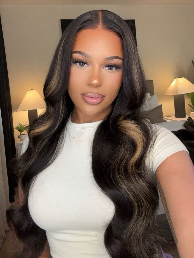 [18"=$89] 13x4 Lace Front Wig Natural Hair Line Water Wave Glueless Human Hair 150% Density