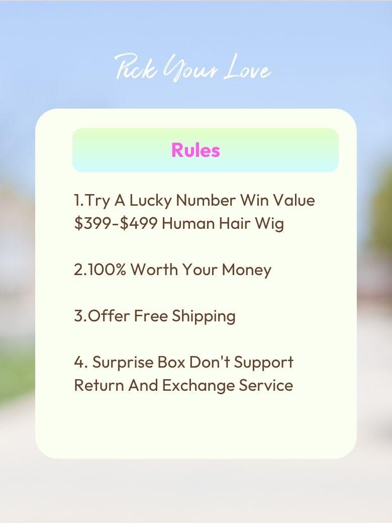 UNICE $59 Surprise Box Win 24 Inch Bye-Bye knots Wig Value $159-$219