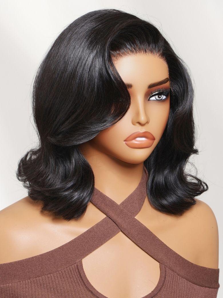 UNice 7x5 Bye-Bye Knots™ Wig Glueless Lace Sunset Jerry Curly for Reddish Brown Drawstring Wig With Bleached Knots