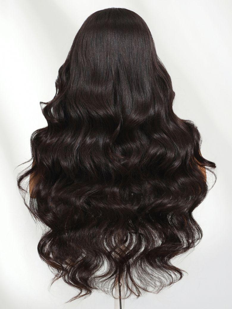 UNice 13x4 Lace Frontal Honey Blonde Highlights Body Wave Pre-Everything Wig