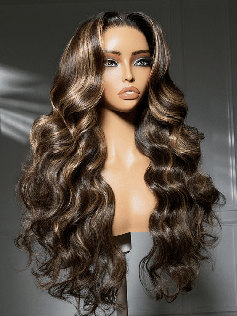 UNice 7x5 Bye Bye Slip™ Lace Cowboy Copper Body Wave Wig with Invisi Drawstring