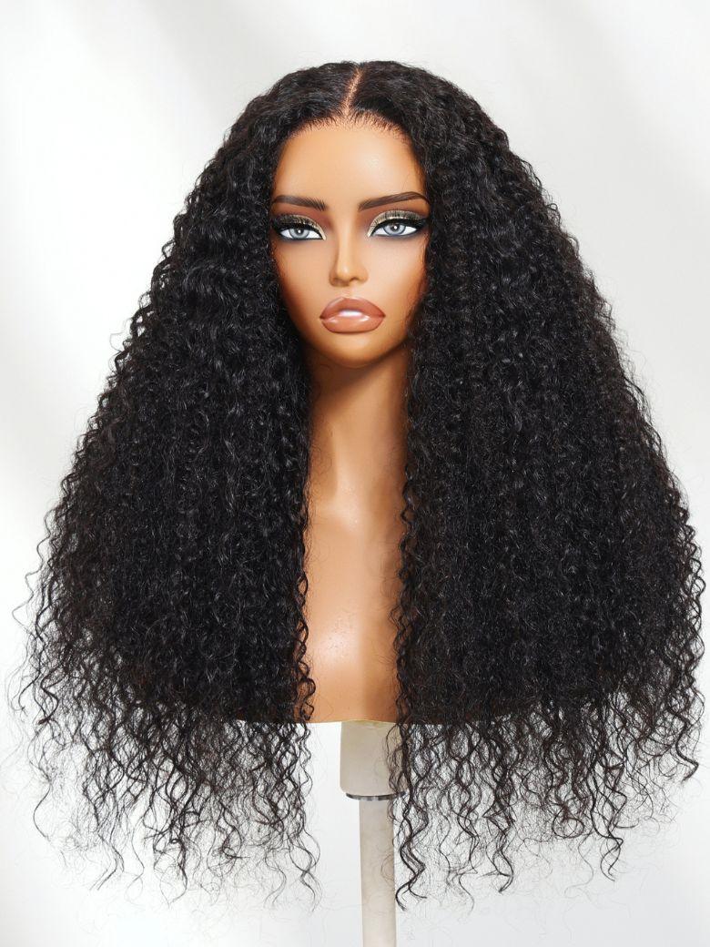 UNice Bye-Bye Knots™ 7x5 Lace Multi Textured Water Kinky Curly Wig with Invisi Drawstring