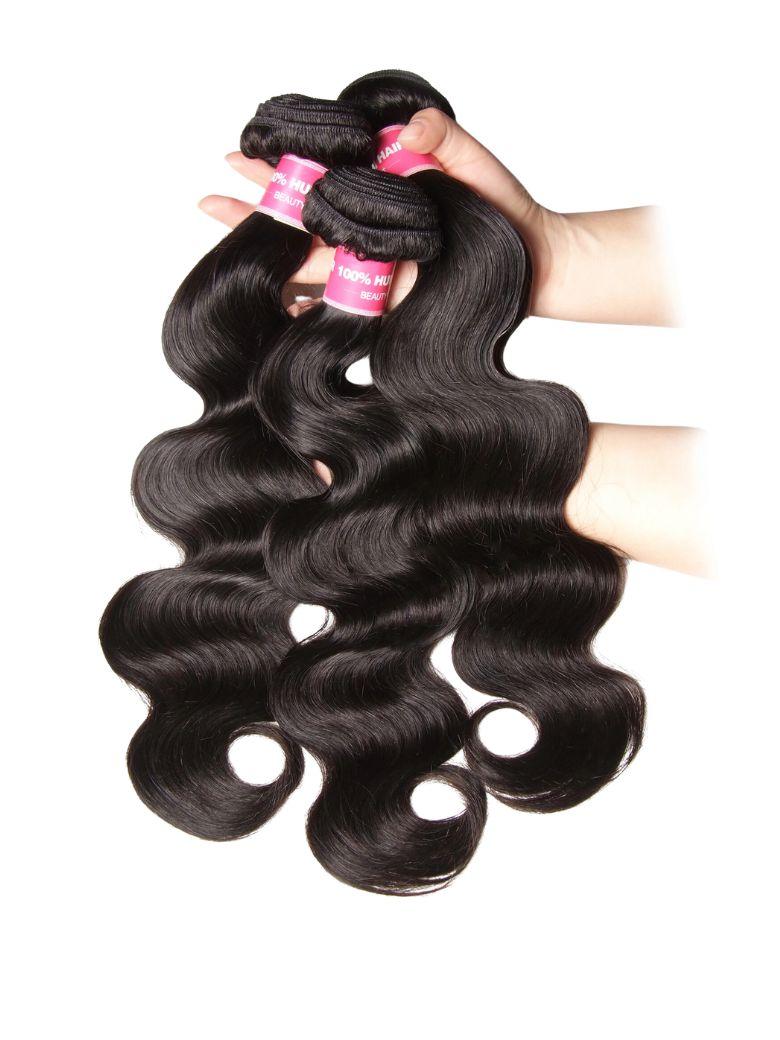 UNice 3 Bundles Hair Body Wave Virgin Human Hair
