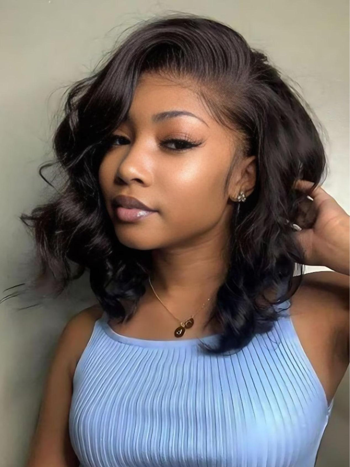UNice 13x4 Lace Front Yaki Bob Wig With Invisible Drawstring Pre-Cut, Pre-Bleached & Summer-Ready