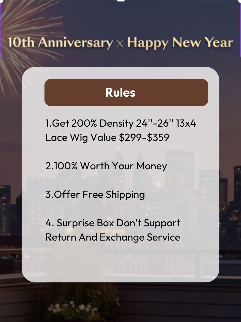 UNICE $59 Surprise Box Win 24 Inch Bye-Bye knots Wig Value $159-$219