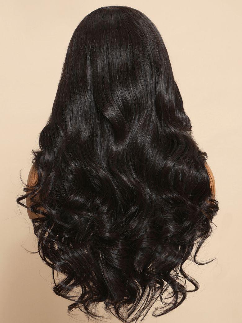 Real Glueless Pre-everything 13x4 Lace Front Wig Natural Color Body Wave Limited Sale