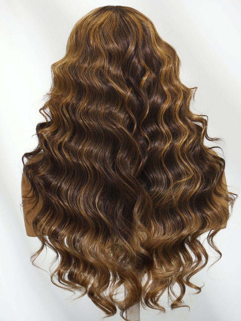 UNice 13x4 Pre-Everything™ Wig With Loose Wave Face-Framing Layers And Side-Swept Bangs