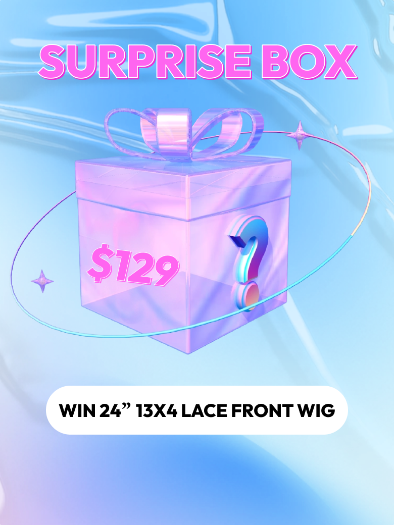 UNICE $59 Surprise Box Win 24 Inch Bye-Bye knots Wig Value $159-$219