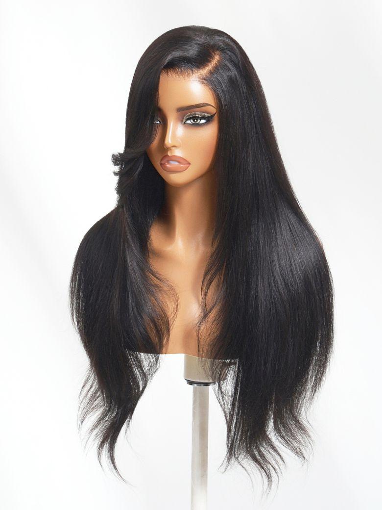 UNice 13x4 Pre-Everything™ Wig With Loose Wave Face-Framing Layers And Side-Swept Bangs With Drawstring
