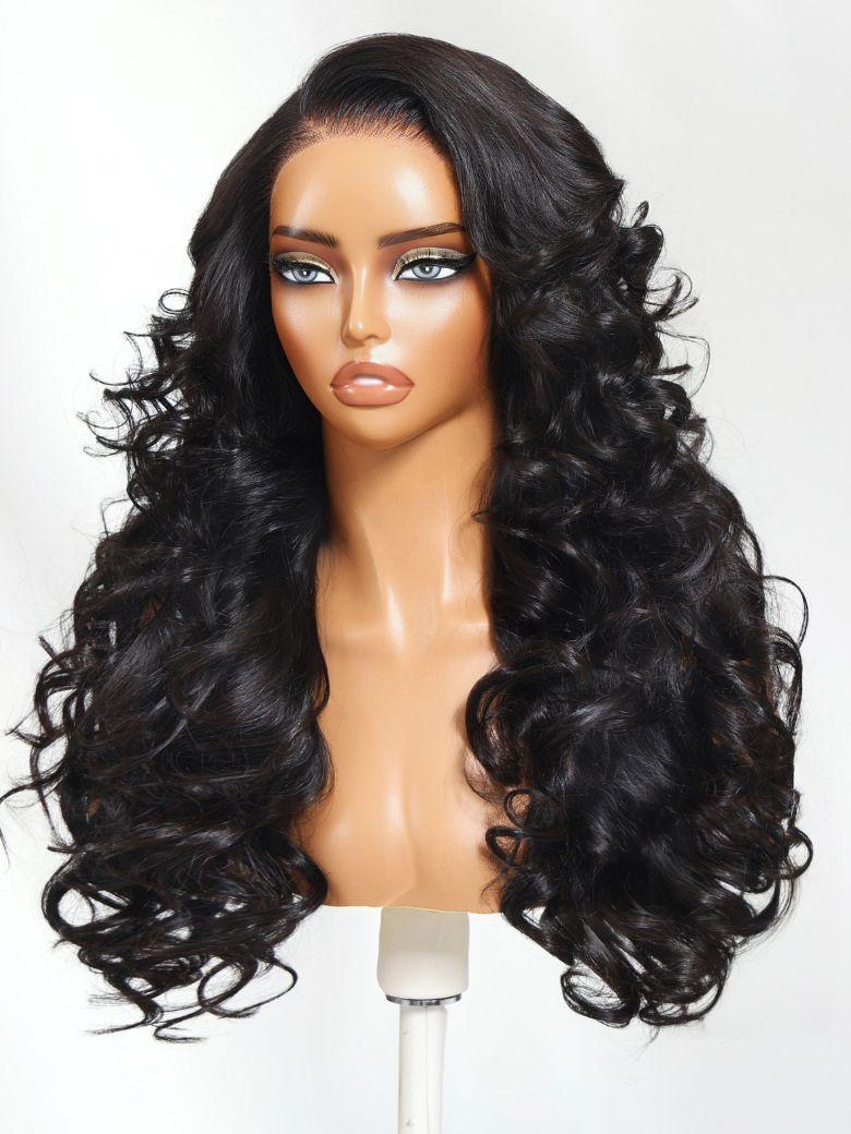 UNice 13x4 Pre-Everything™ Wig With Loose Wave Face-Framing Layers And Side-Swept Bangs