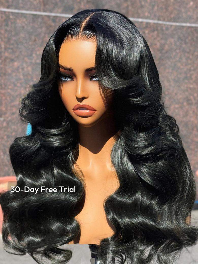 UNice Bye-Bye Knots 7x5 Lace Deep Ash Green Loose Wave Wig