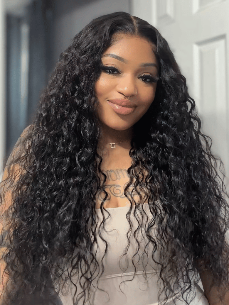 HD Bye-Bye Knots™ Wig 7x5 Quick Glueless & HD Lace Wet & Wavy Water Wave Invisible Knots Wig